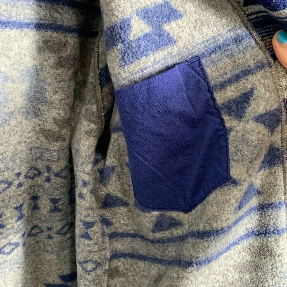 Levi's Southwestern Aztec Button Up Cardigan Shawl Sweater Multicolor Men's XL - Picture 7 of 9